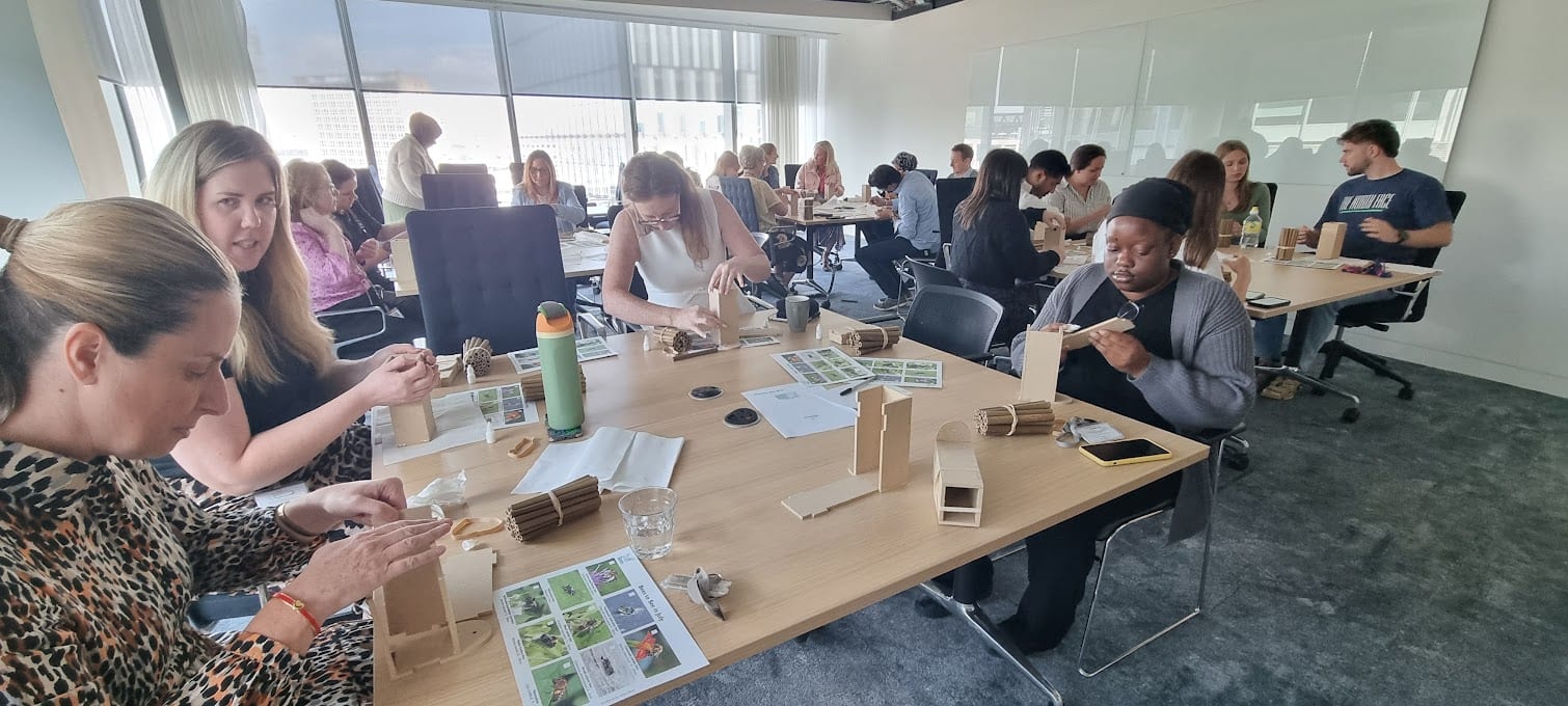 Bee hotel workshop in Manchester